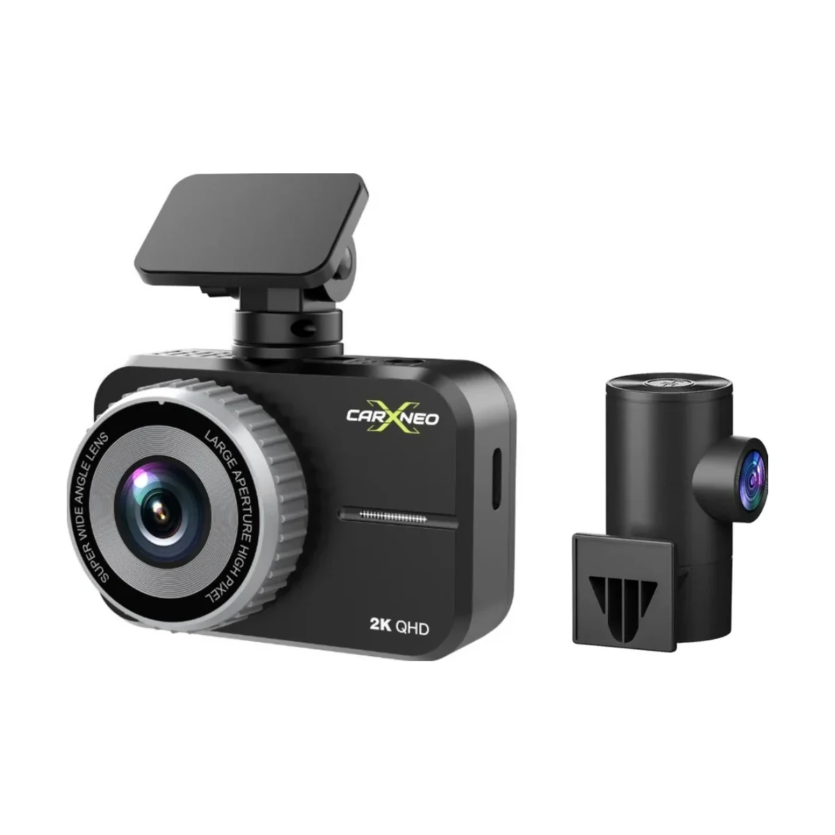 CarXNeo VisionX 2K front and rear dashcam kit