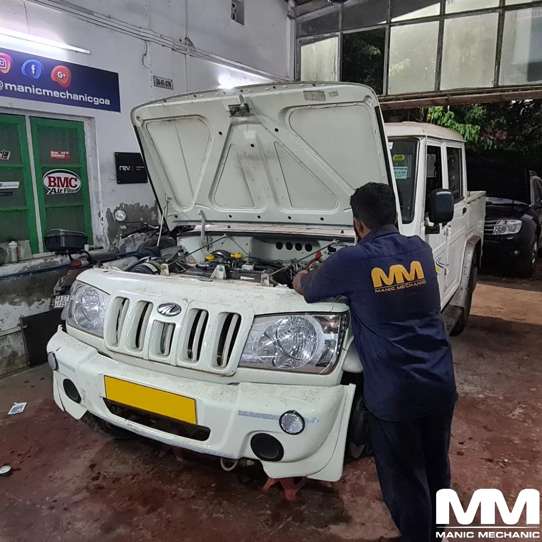 Commercial vehicle fleet servicing at Manic Mechanic Goa